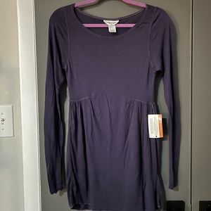 Hard Tail “Tatiana” tunic NWT eggplant purple long sleeve
